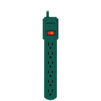 Monster Just Power It Up 3 ft. L 6 outlets Power Strip Green