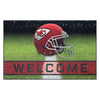 NFL - Kansas City Chiefs Rubber Door Mat - 18in. x 30in.