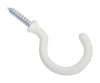 National Hardware  White  Steel  1-1/2 in. H Plant Hook  2 pk (Pack of 5)