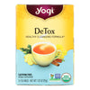 Yogi Detox Herbal Tea Caffeine Free - 16 Tea Bags - Case of 6