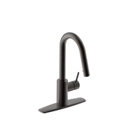 Ultra Faucets Euro One Handle Oil Rubbed Bronze Pull-Down Kitchen Faucet