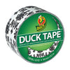 Duck 1.88 in. W X 10 yd L Black/White Baroque Duct Tape