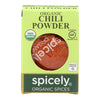 Spicely Organics - Organic Chili Powder - Case of 6 - 0.45 oz.