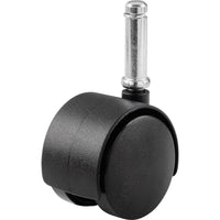 Shepherd Hardware 2 in. D Swivel Plastic Twin Caster 75 lb 1 pk