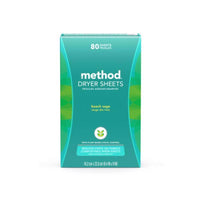 Method Beach Sage Scent Dryer Sheets 80 pk (Pack of 6)