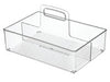 iDesign Linus 6.63 in. H X 7.88 in. W Storage Tote