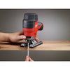 Milwaukee M12 12 V 1.5 A 2800 SPM Red Cordless T Shank Pistol Grip Jig Saw Kit