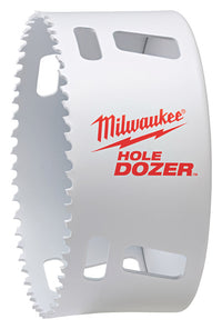 Milwaukee  Hole Dozer  5 in. Dia. x 1-7/8 in. L Bi-Metal  Hole Saw  1/4 in. 1 pc.