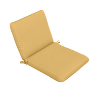 Casual Cushion  Tan  Polyester  Seating Cushion  1.5 in. H x 19 in. W x 36 in. L