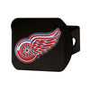 NHL - Detroit Red Wings Black Metal Hitch Cover - 3D Color Emblem