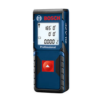 Bosch Blaze 4.125 in. L X 1.625 in. W Laser Distance Measurer 165 ft. Blue 3 pc