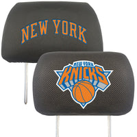 NBA - New York Knicks Embroidered Head Rest Cover Set - 2 Pieces