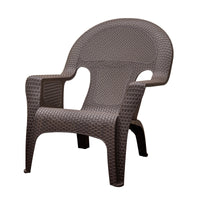 Adams 1 Brown Resin Woven Chair