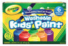 Crayola Washable Kids Paint Assorted 6 pc