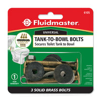 Fluidmaster Tank to Bowl Bolts Brass