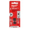 Milwaukee  SHOCKWAVE  Slotted  1/4 in.  x 1 in. L Impact Duty  Insert Bit  Steel  2 pc.