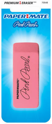 Paper Mate 70548 Large Pink Pearl Premium Eraser