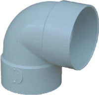 PVC Pipe Sewer And Drain 90-Degree Elbow, 4-In.