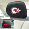 NFL - Kansas City Chiefs  Embroidered Head Rest Cover Set - 2 Pieces