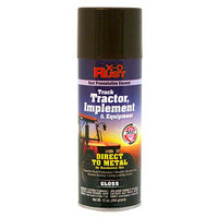 Rust-Preventative Enamel, Paint & Primer for Metal, Truck, Tractor, Implement & Equipment, Rustic Brown, 12 oz. Spray