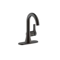 Ultra Faucets Nita Oil Rubbed Bronze Single-Hole Bathroom Sink Faucet 4 in.