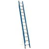 Werner 24 ft. H Fiberglass Telescoping Extension Ladder Type I 250 lb. capacity