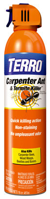 TERRO Aerosol Carpenter Ant/Termite Killer 16 oz (Pack of 6)