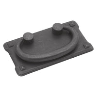 Hickory Hardware Old Mission Casual Ring Cabinet Pull 1-1/2 in. Antique finish Black 1 pk