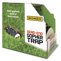 The Gonzo-Gopher Trap Highly Effective Dead End Mole and Gopher Trap 3.5 x 6.5 in.