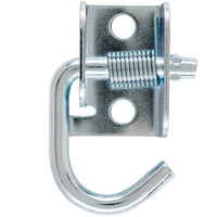 Hampton Small Zinc-Plated Silver Steel 1.625 in. L Rope Binding Hook 150 lb. 1 pk (Pack of 10)