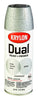 Krylon  Dual  Hammered  Silver  Paint + Primer Spray Paint  12 oz. (Pack of 6)