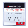 Monster Just Power It Up 0 ft. L 3 outlets Surge Protector White 1200 J