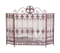 Ll Home Fireplace Screen Fleur De Lis 34" H