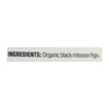 Woodstock Organic Unsweetened Black Mission Figs - Case of 8 - 10 OZ