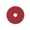 3M 19 in. Dia. Non-Woven Natural/Polyester Fiber Buffer Floor Pad Red (Case of 5)