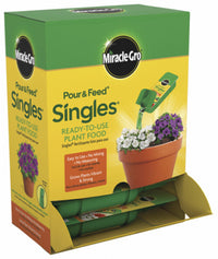 Miracle-Gro Pour & Feed Singles Liquid Plant Food 2 oz. (Pack of 24)