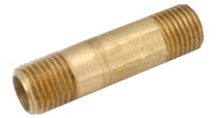 Amc 736113-0624 3/8" X 1-1/2" Low Lead Brass Nipple