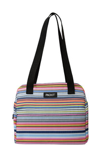 PACKIT Hampton Lunch Bag Cooler Black/White