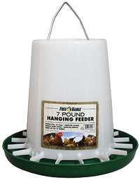 Free Range 4226 7 Lb Plastic Hanging Poultry Feeder                                                                                                   