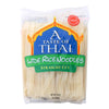 A Taste Of Thai Straight Cut Wide Rice Noodles  - Case of 6 - 16 OZ