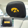 University of Iowa Embroidered Head Rest Cover Set - 2 Pieces