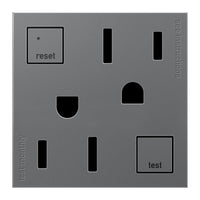 Legrand Adorne 15 amps 125 V Single Silver GFCI Outlet 5-15 R 1 pk