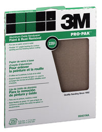 3M 99401NA-CC 220A Grit Pro-Pak™ Paint & Rust Removal Sandpaper Sheets (Pack of 25)