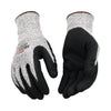 Kinco  CutFlector  Men's  Indoor/Outdoor  Nitrile Coated  Cut Resistant  Gloves  Black/White  L  1 pair