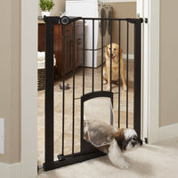 North States Passage Matte Bronze 36 in. H X 38.1 in. W Steel Pet Gate