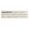 Explore Cuisine Organic Green Lentil Penne - Lentil Penne - Case of 6 - 8 oz.