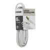 Prime Indoor 6 ft. L White Extension Cord 16/2 SPT-2