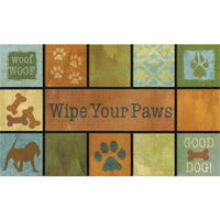 Apache Mills 1.5 ft. L X 2.5 ft. W Multicolored Masterpiece Woof AstroTurf Door Mat