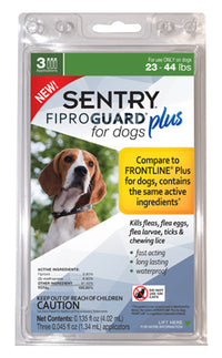 Fiproguard Plus Flea & Tick Squeeze On, 23-44-Lb. Dogs, 3-Pk.