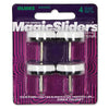 Magic Sliders White Plastic Slide Glides (Pack of 6)